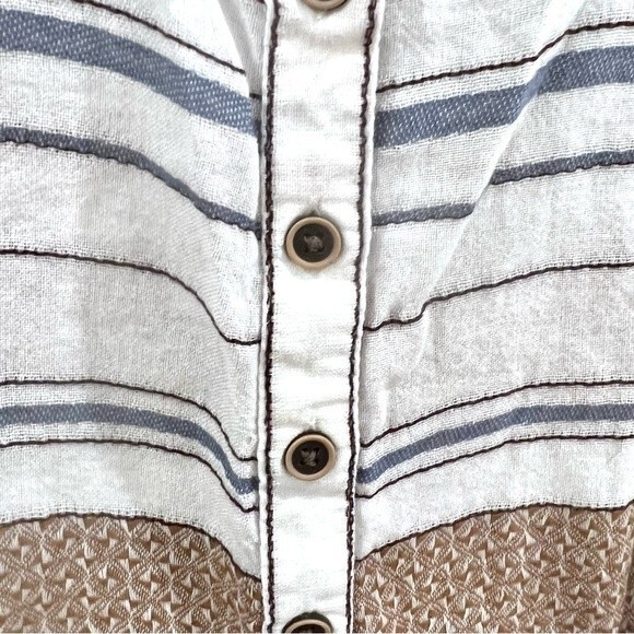 Style & Co 100% cotton striped top size small - Picture 5 of 7